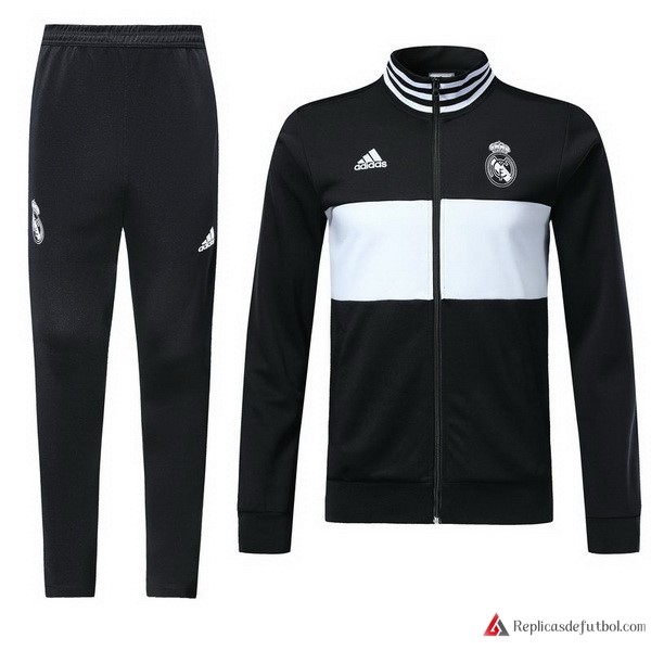 Chandal Real Madrid 2018-2019 Negro Blanco